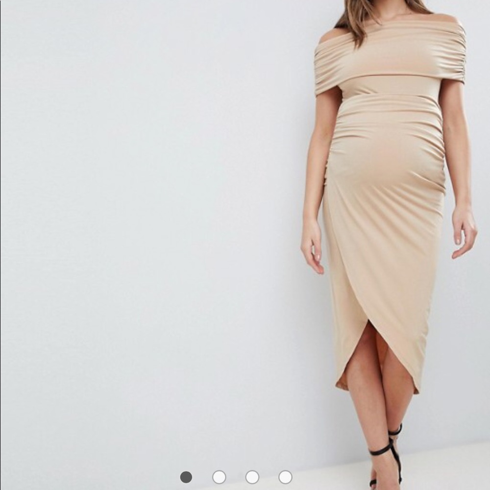 ASOS maternity midi dress.
